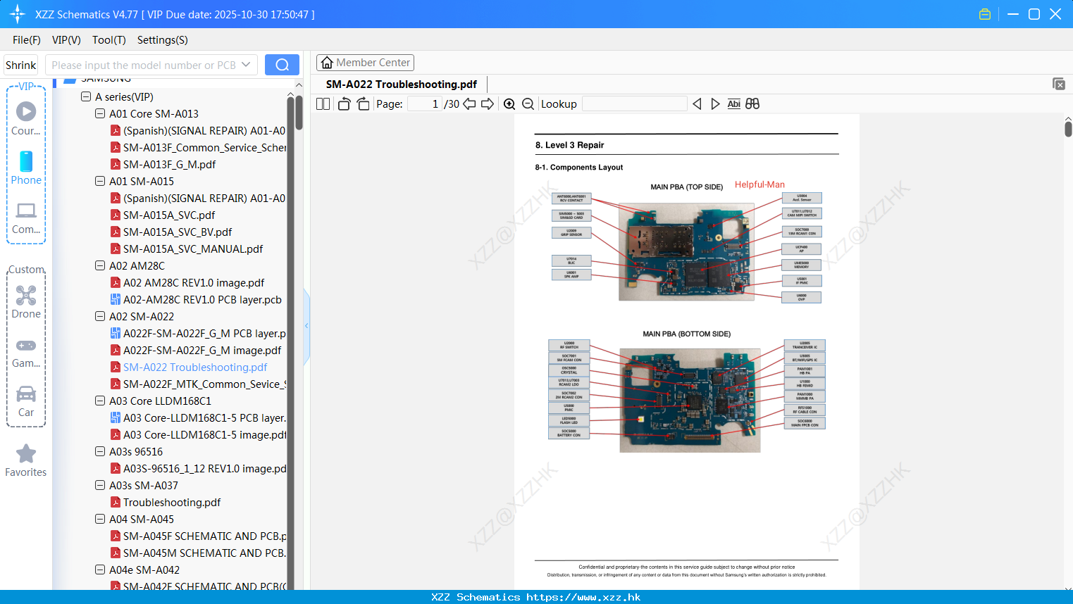Samsung SM-A022 Troubleshooting